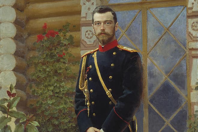 Картина Репина «Портрет Николая II»