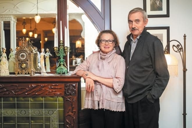 Евгений Киндинов с женой