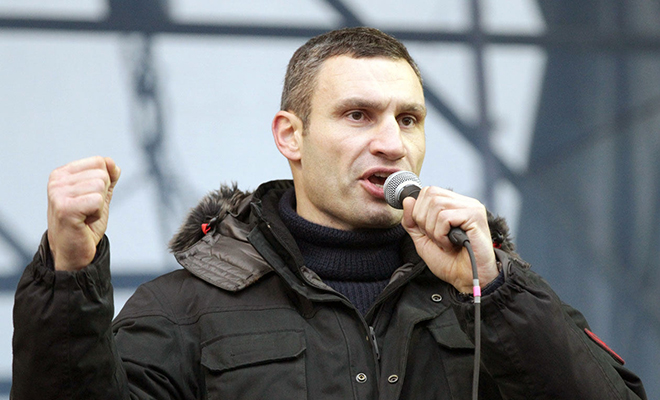 Виталий Кличко на Майдане Виталий Кличко на Майдане