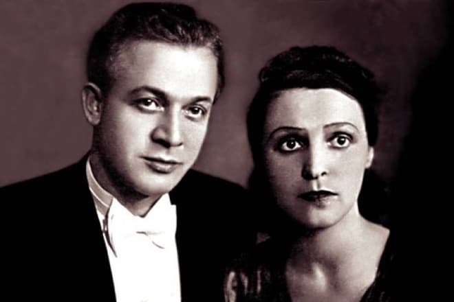 Сергей Лемешев с женой Ириной Масленниковой