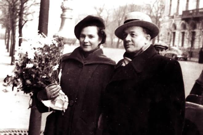 Сергей Лемешев с женой Верой Кудрявцевой