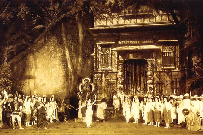 Матильда Кшесинская на сцене Мариинского театра