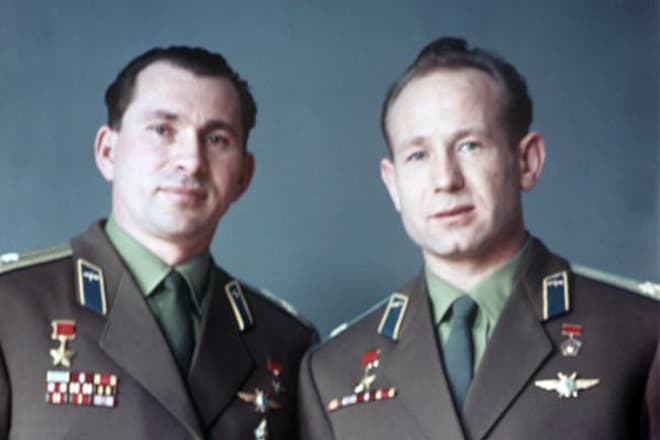 Павел Беляев и Алексей Леонов