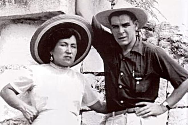 Че Гевара с первой женой Ильдой