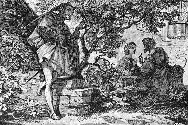Иллюстрация к поэме Иоганна Гете "Фауст"