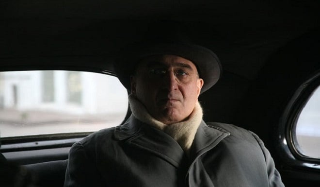 Сериал «Власик. Тень Сталина»: актёр Адам Булгучев в роли Лаврентия Берии Сериал «Власик. Тень Сталина»: актёр Адам Булгучев в роли Лаврентия Берии
