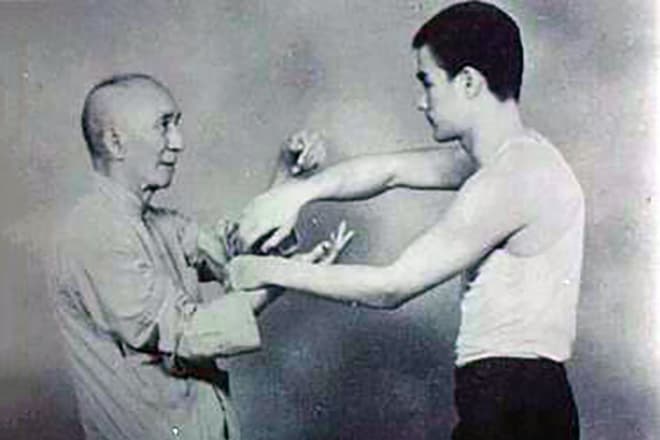Брюс Ли и его учитель Ип Ман