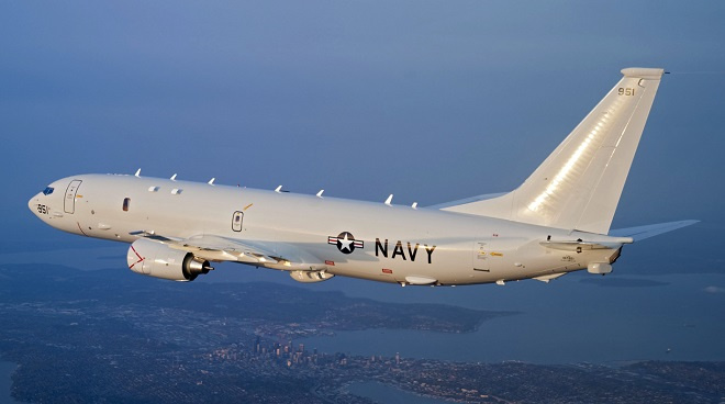 Патрульный противолодочный самолёт P-8A Poseidon ВМС США Патрульный противолодочный самолёт P-8A Poseidon ВМС США