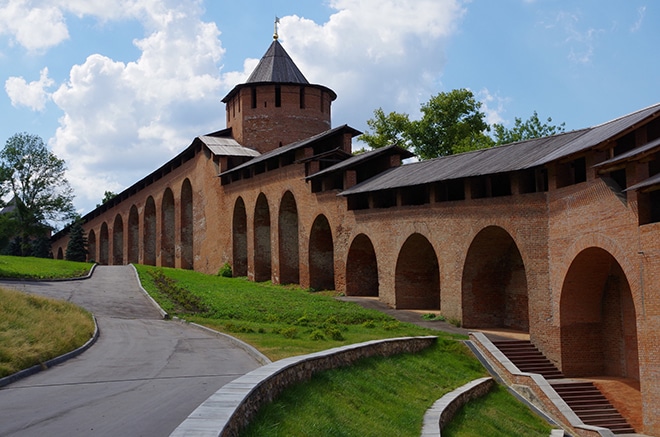 Нижегородский кремль фото с высоты птичьего полета