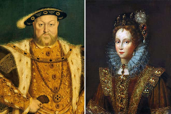 Генрих VIII и Елизавета I