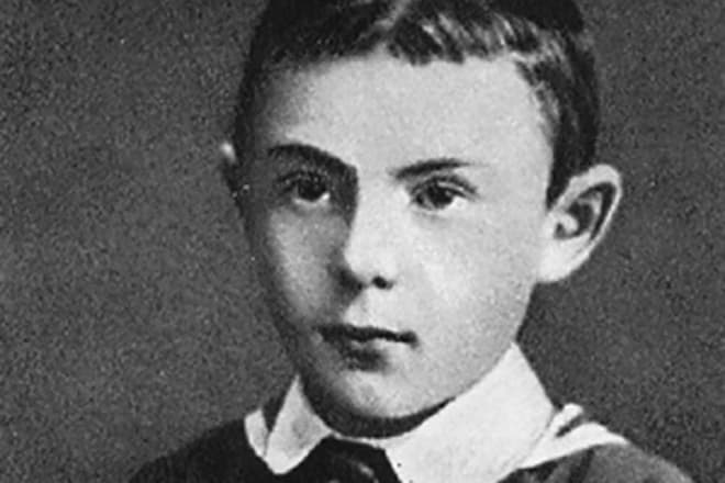 Тесла в детстве фото