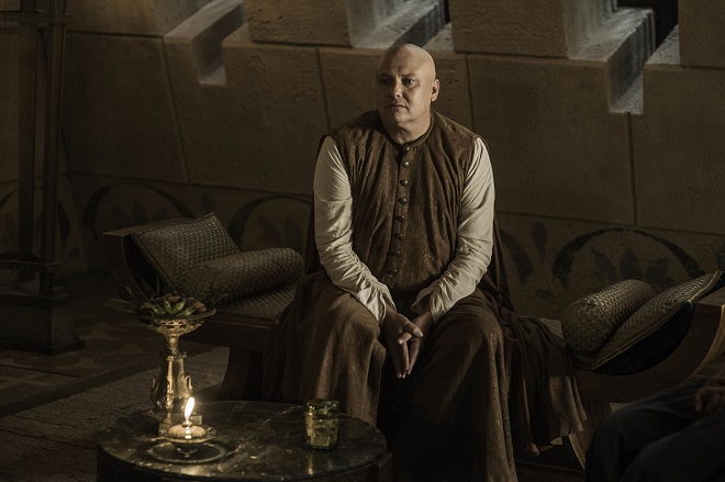 Сериал «Игра престолов»: актер Конлет Хилл в роли Вариса Сериал «Игра престолов»: актер Конлет Хилл в роли Вариса