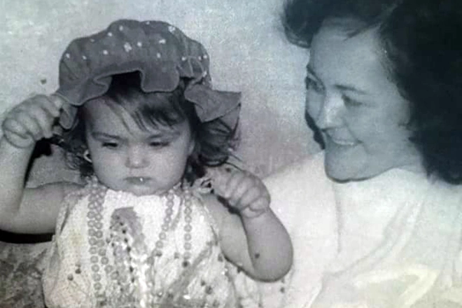 Лера Кондра в детстве