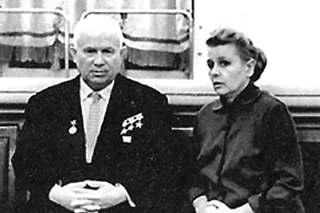Екатерина Фурцева и Никита Хрущев