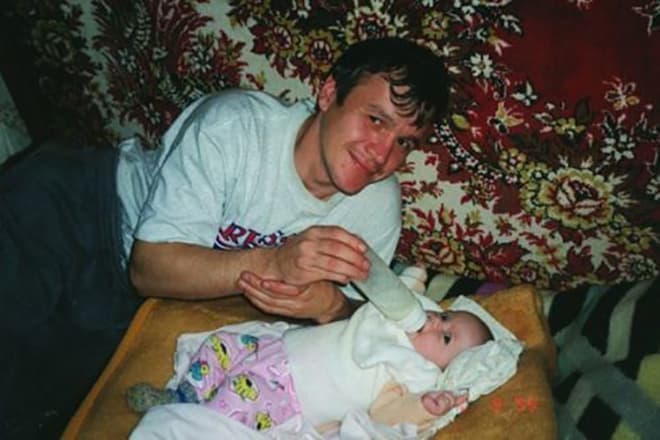 Сергей Наговицын с дочкой