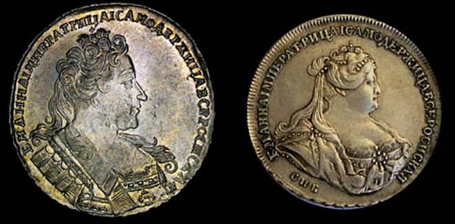 Монеты Анны Иоанновны