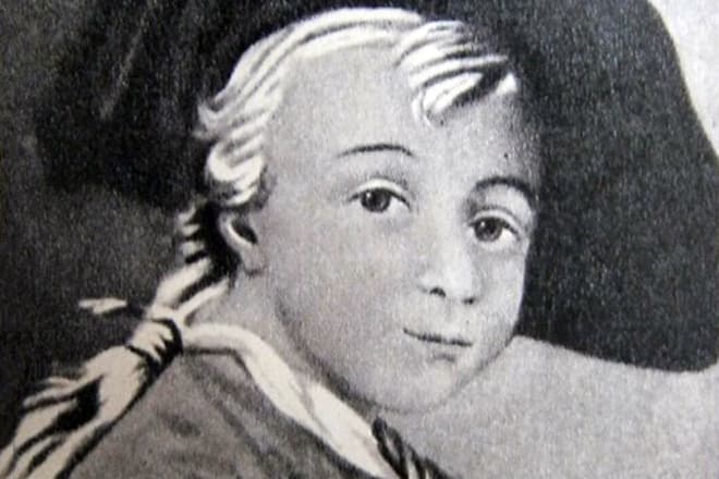 Александр Суворов в детстве