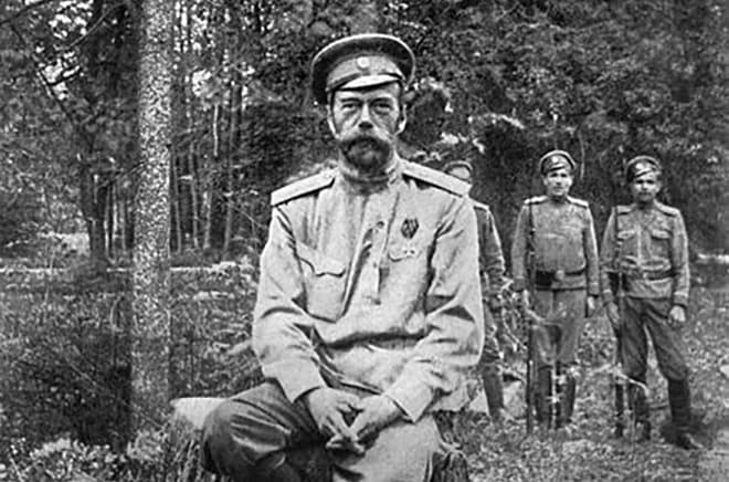 Николай II после отречения от престола