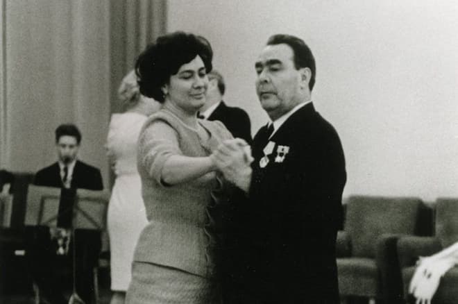 Леонид Брежнев с дочерью Галиной