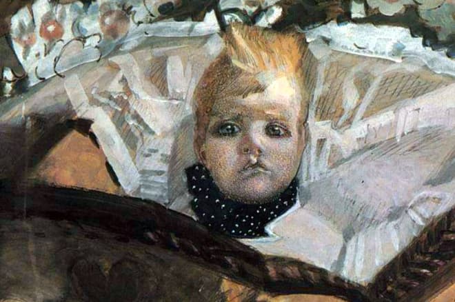 Картина Михаила Врубеля «Портрет сына»