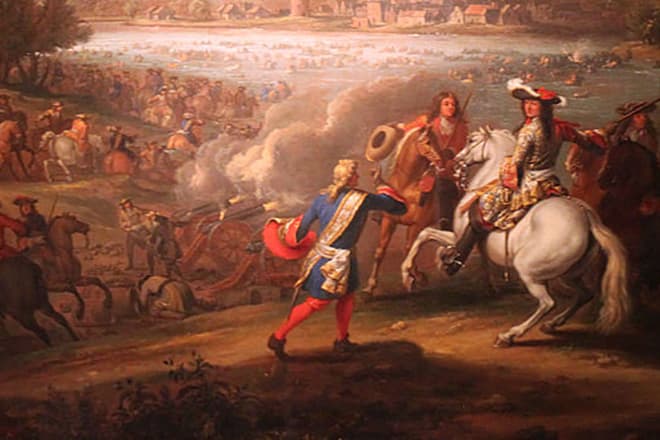 Людовик XIV во главе французской армии