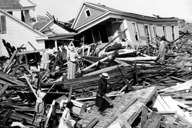 Последствия урагана “Галвестонский”
