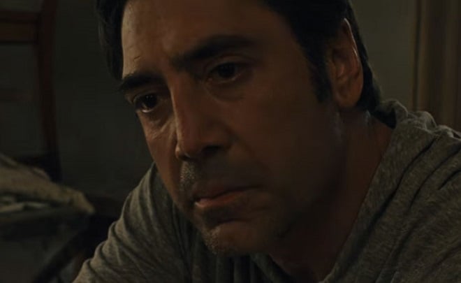 Фильм «Мама!»: актёр Хавьер Бардем в роли Илая Фильм «Мама!»: актёр Хавьер Бардем в роли Илая