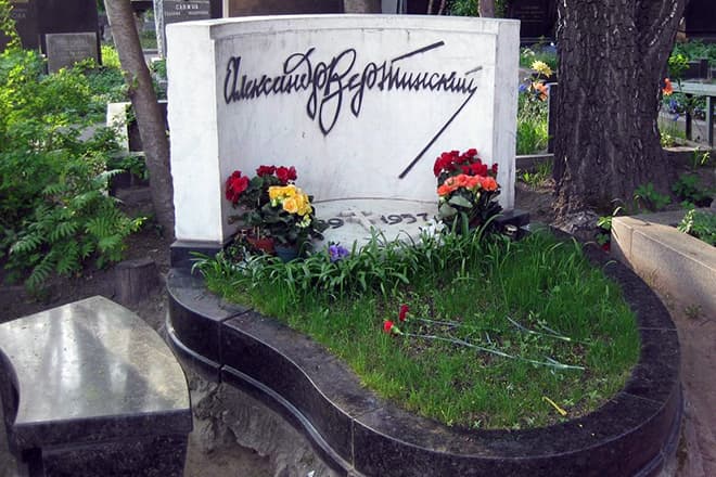 Могила Александра Вертинского