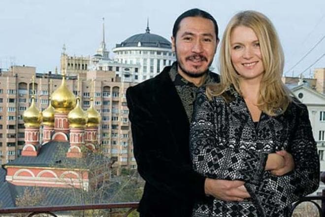 Анастасия Немоляева с мужем