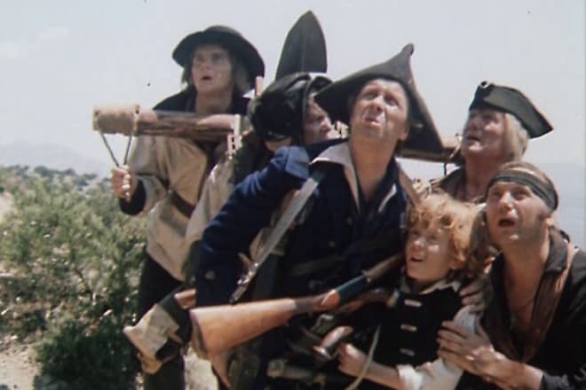 Кадр из фильма «Остров сокровищ» 1982 года
