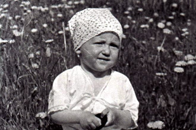 Александр Легков в детстве