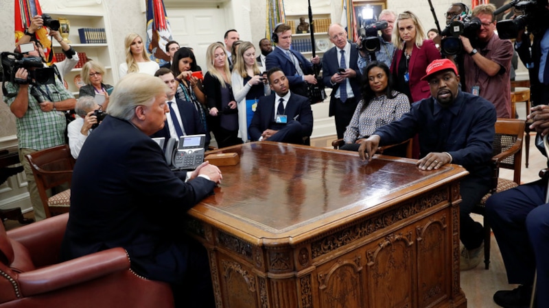 Дональд Трамп и Канье Уэст