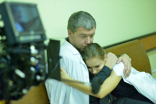 Александр Робак на съемочной площадке Александр Робак на съемочной площадке
