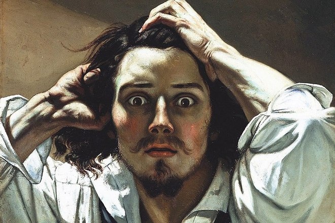 Картина Гюстава Курбе «Отчаяние»