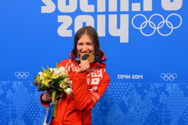 Дарья Домрачева на Олимпиаде в Сочи