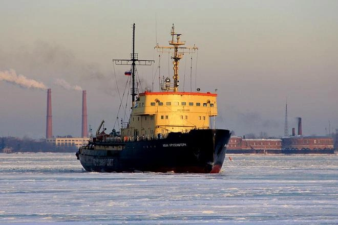 Что названо в честь крузенштерна на карте