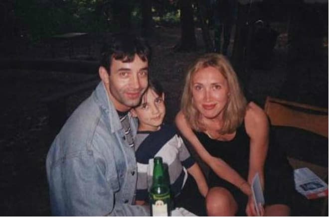 Лариса Блажко и Дмитрий Певцов с сыном