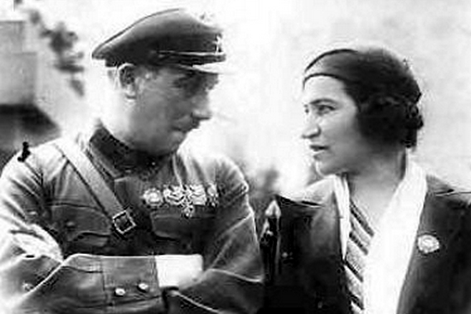 Генрих Ягода и его жена Ида Авербах