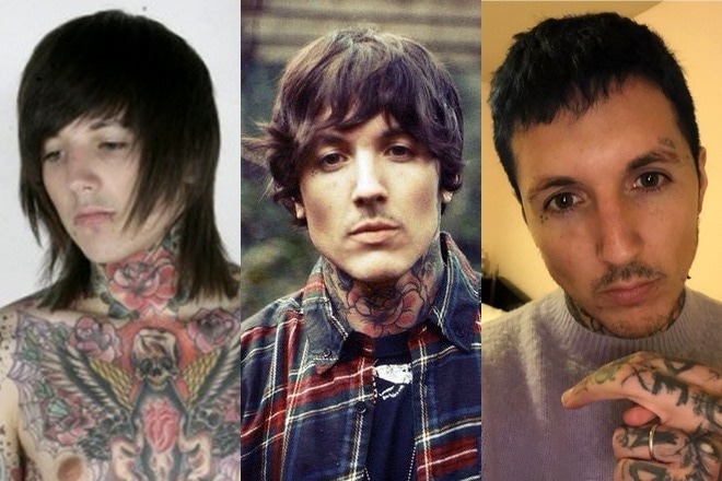 Oliver Sykes короткие волосы