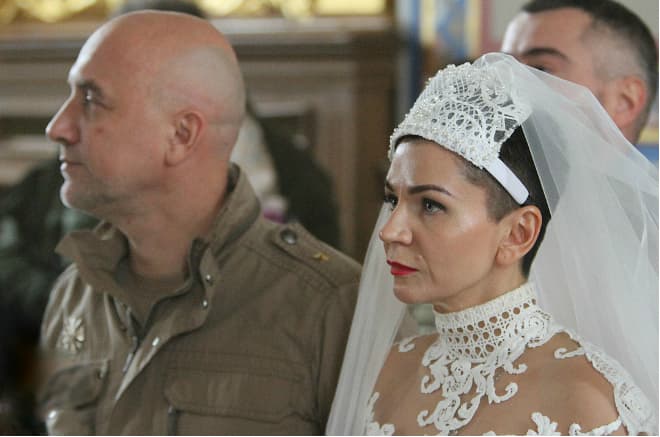 Захар Прилепин венчался в Донецке