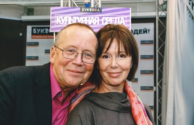 Евгения Симонова с братом Юрием Вяземским Евгения Симонова с братом Юрием Вяземским