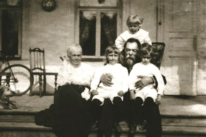 Федор Плевако с семьей