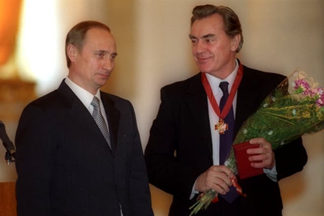 Владимир Путин и Виктор Коршунов