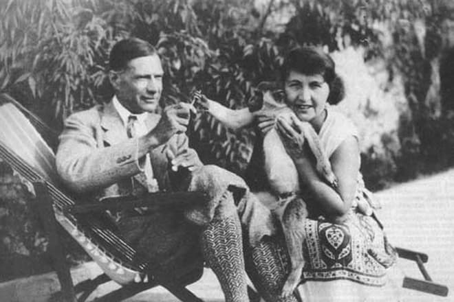 Евгений Замятин и его жена Людмила