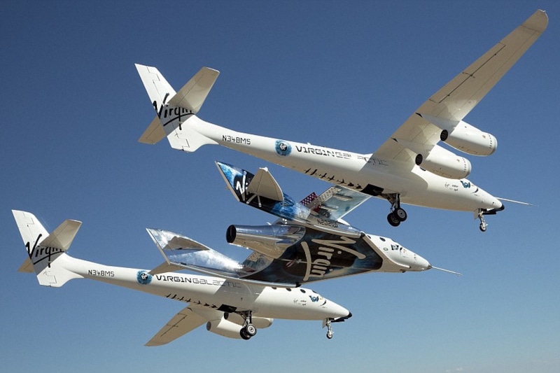 Вывод VSS Unity в космос помощи самолета WhiteKnightTwo Вывод VSS Unity в космос помощи самолета WhiteKnightTwo