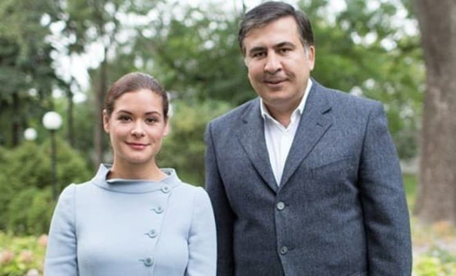 Мария Гайдар и Михаил Саакашвили