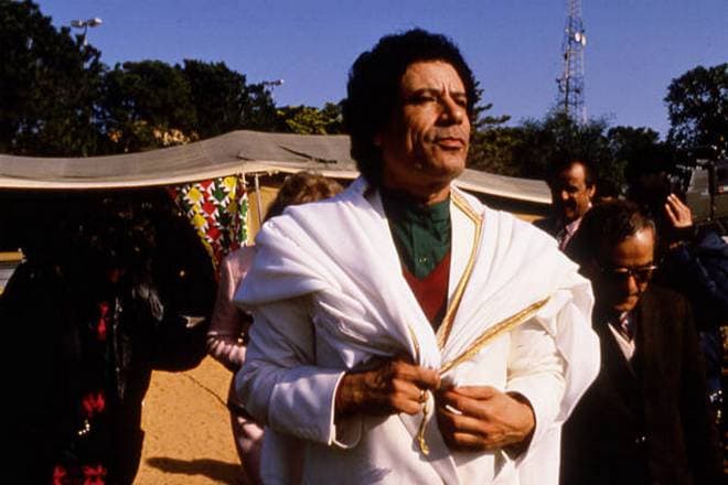 Министр Муаммар Каддафи