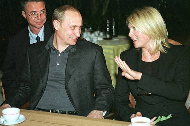Пета Уилсон и Владимир Путин