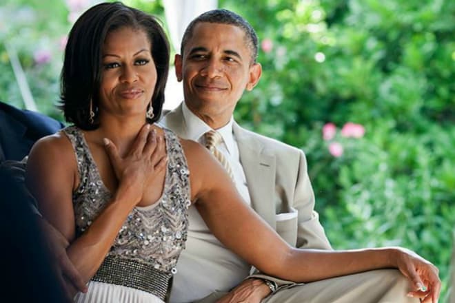 Барак Обама с женой в 2018 году