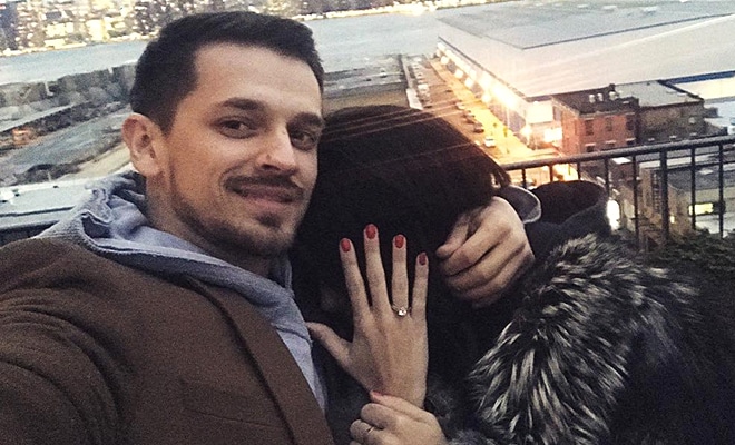 Миша Марвин на съемках клипа